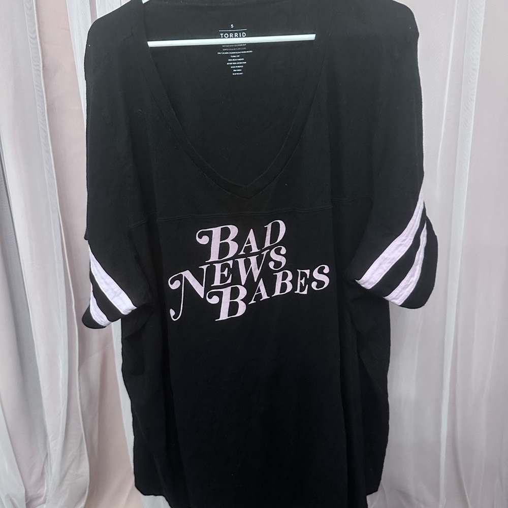 Torrid Black Cotton Tee